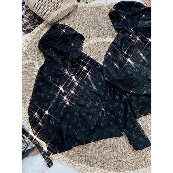 ÁO CHỐNG NẮNG LV 🦋 ÁO HOODIE NAM NỮ ĐEN 🦋 | BigBuy360 - bigbuy360.vn