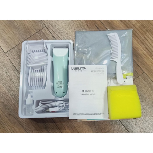 Tông đơ cao cấp Misuta cắt tóc cho bé an toàn đơn giản