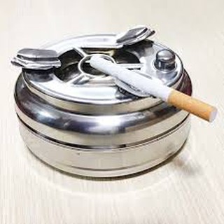 Gạt Tàn Thuốc Inox Bấm
