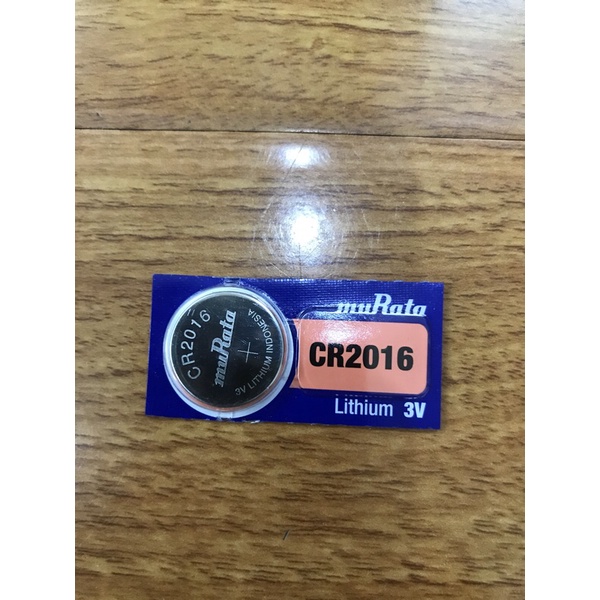 Vỉ 1 viên pin Sony muRata CR2016 3V Lithium, pin sony 2016 chín hãng thay cho đồng hồ các loại