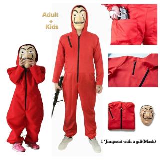Tiền Heist The House Of Paper La Casa De Papel Hóa Trang Salvador Dali Halloween Dành Cho Trẻ Em Và Người Lớn