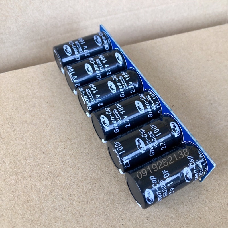 Siêu tụ điện 16V 16.5F - Super capacitor 16V 16.5F