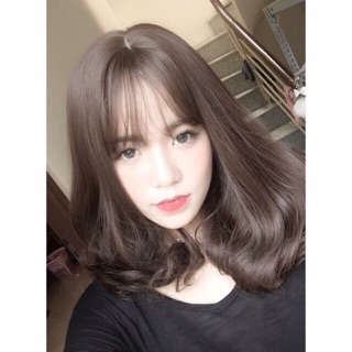 Tóc bộ 40cm uốn đuôi( tơ cao cấp) hình thật