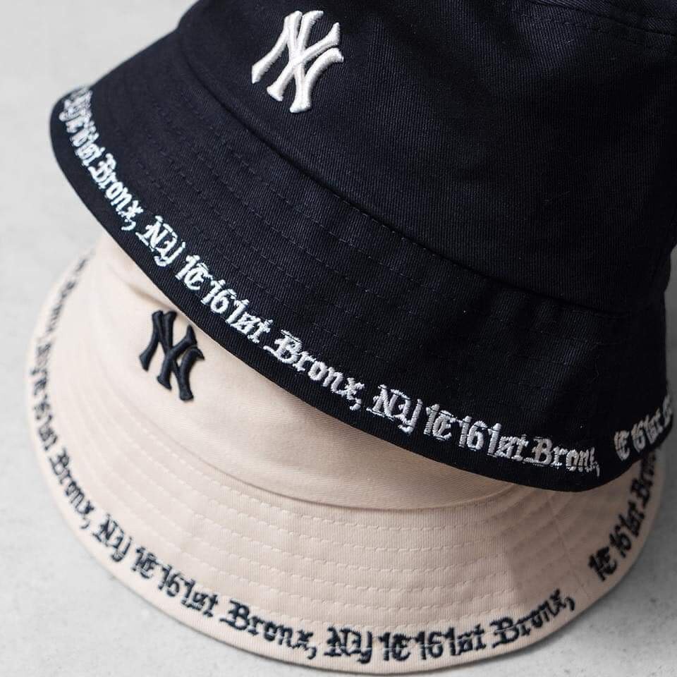 NÓN MLB CHẤT VẢI COTTON HÀN QUỐC CAO CẤP, NÓN THỜI TRANG BU9A22 màu ngọc trai,đen