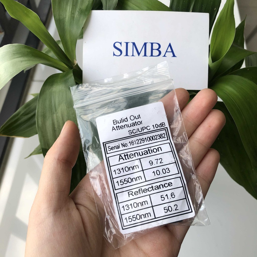 1 Cái Đầu nối suy hao quang, SC/UPC loại tốt, hàng metal, 2DB-3DB-5DB-10DB-15DB-20DB