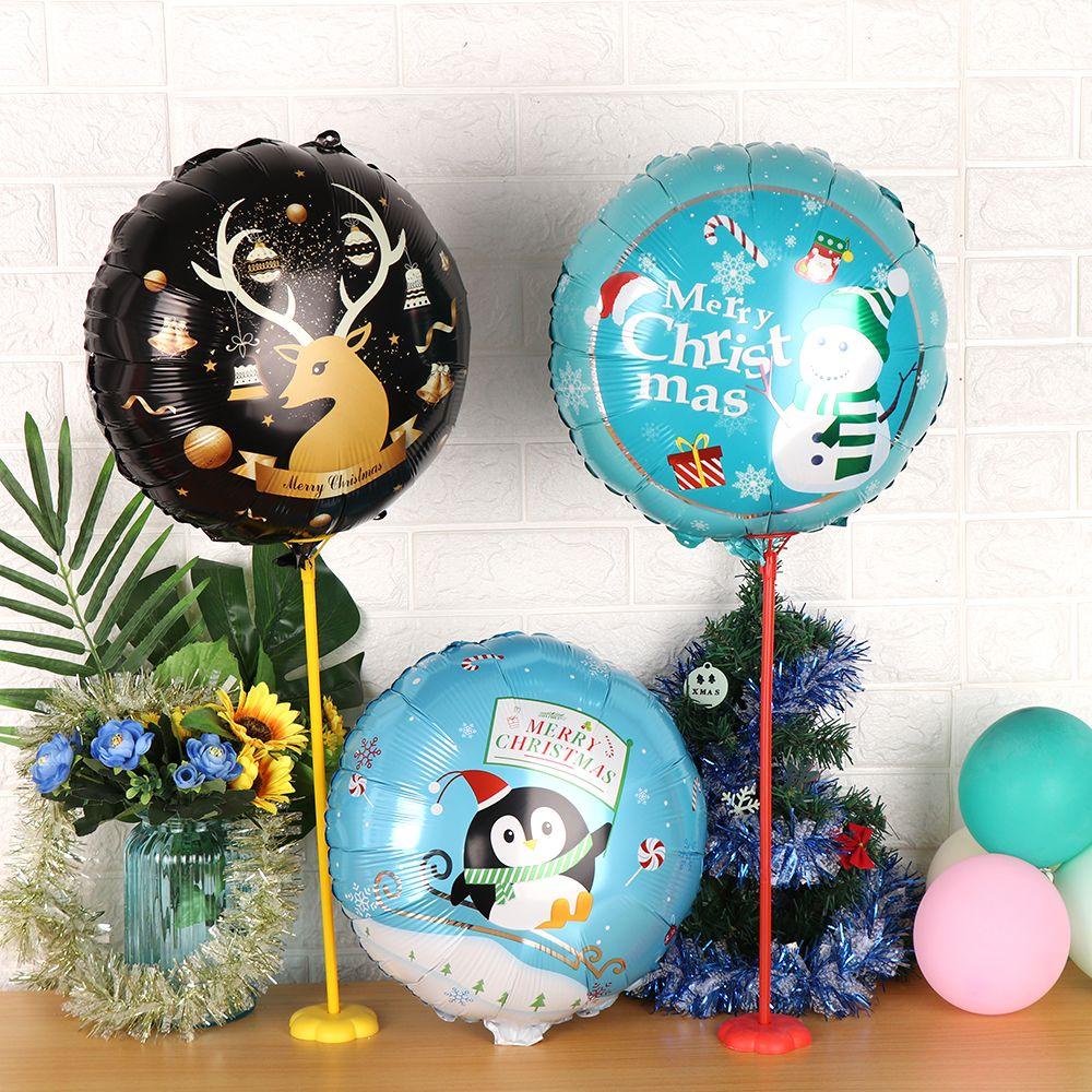 Set 5 Đồ Chơi Hình Ông Già Noel / Người Tuyết / Tuần Lộc 18 Inch Trang Trí Giáng Sinh
