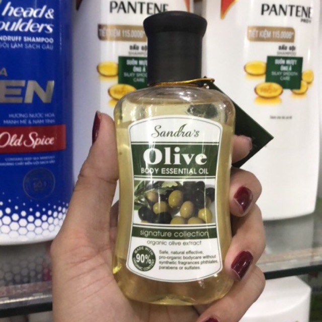 Tinh dầu massage toàn thân ô liu Sandra's Olive Body Essential Oil 88ml