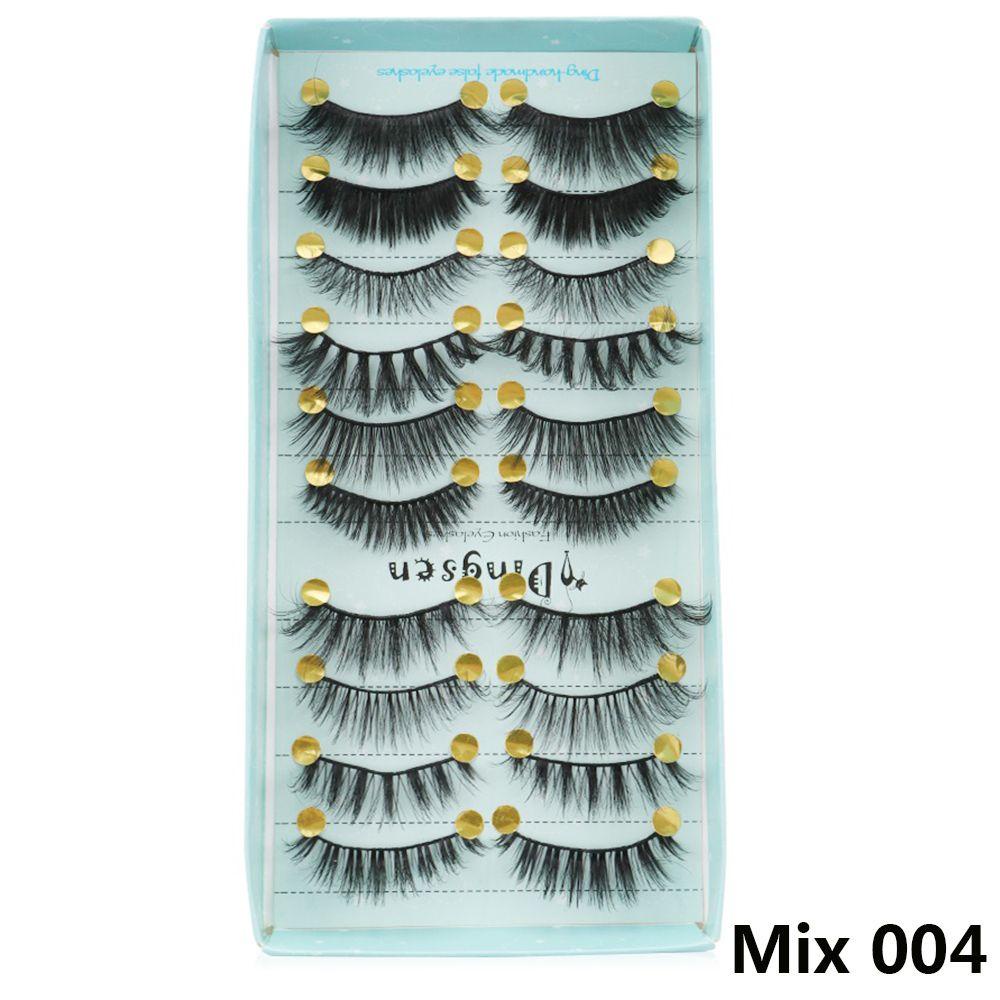 Mih Lông Mi Giả Nhiều Lớp Tạo Hiệu Ứng 3D Lông Chồn Xù