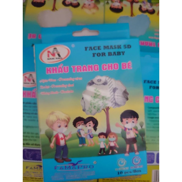 khẩu trang bé 5D Famapro