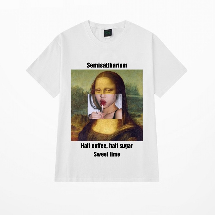 Áo thun tay lỡ GẤU194  Unisex form rộng vải 100% coton co dãn 4 chiều, phong cách Local Brand - Nàng Mona Lisa