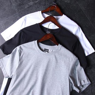 Áo tee nam basic tay ngắn. áo thun cổ tròn. áo phông trơn vải cotton