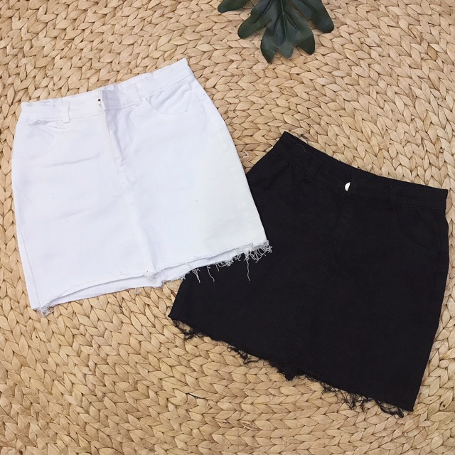 [ Mã WASTAPR giảm 10K đơn 50K] Chân váy kaki jean (lưng cao/có quần bên trong) | BigBuy360 - bigbuy360.vn