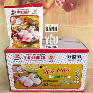 (Thùng 20 gói) Bột há cảo Vĩnh Thuận 400g - NL40B