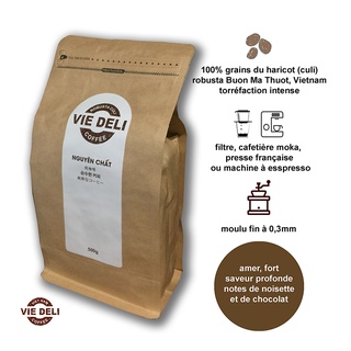 Cà phê bột Robusta Culi Viedeli, túi 500g
