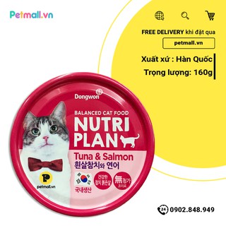 Pate mèo Nutri Plan Tuna & Salmon - 160g