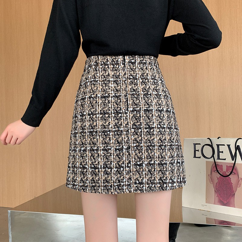 Chân váy dạ khuy túi quảng châu | BigBuy360 - bigbuy360.vn