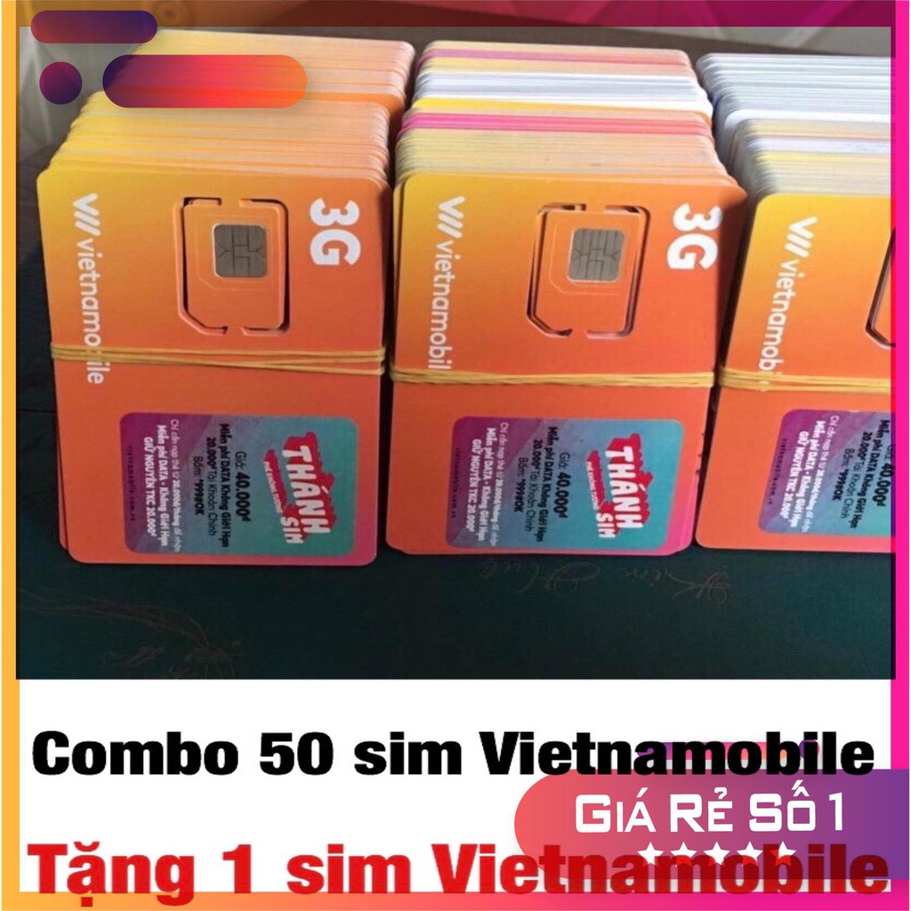 Sim vietnamobile tạo các tài khoản hạn dùng 3 tháng