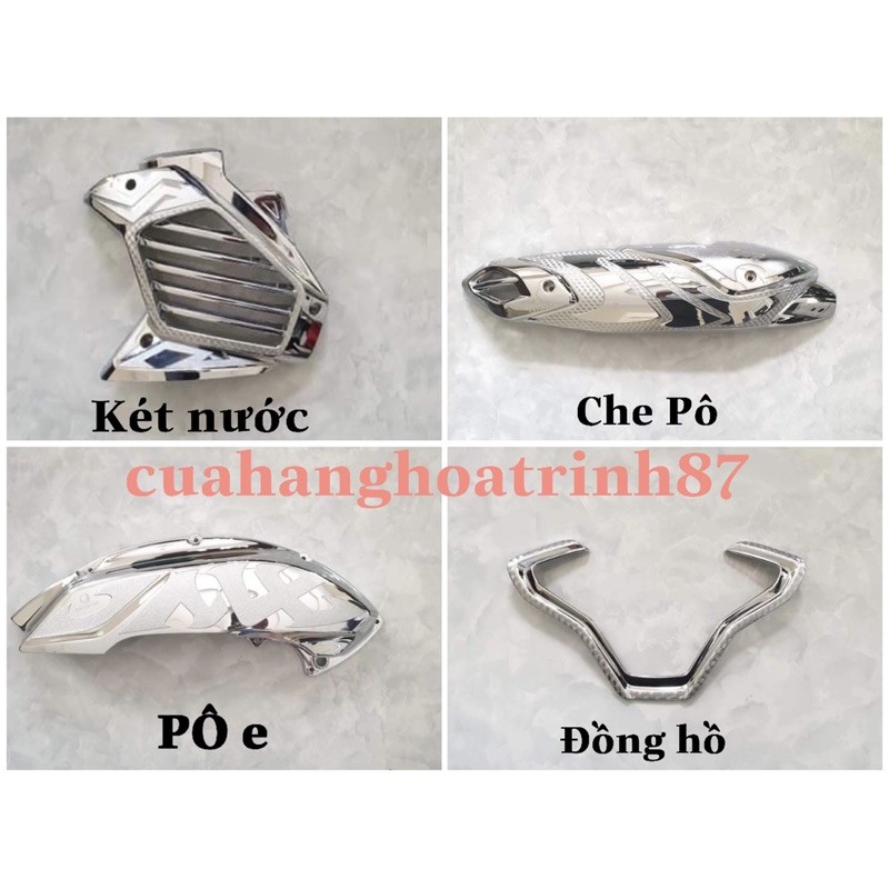 Ốp Trang Trí Xe NVX 2021 Mạ Crom