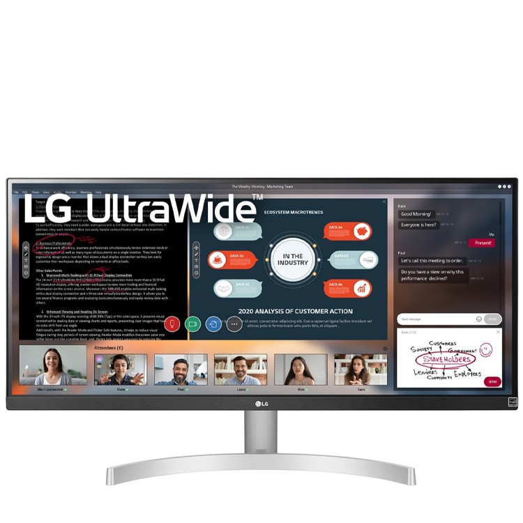 Màn Hình LG 29WN600-W 29 inch 21:9 UltraWide WFHD IPS HDR10 Monitor with FreeSync LG 29WN600 - Hàng Chính Hãng