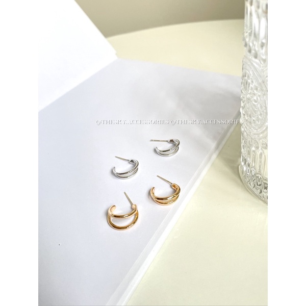 Bông tai khoen tròn bản mỏng và nhỏ cá tính thời trang 𝙏𝙝𝙚 𝙎𝙠𝙮 𝘼𝙘𝙘𝙚𝙨𝙨𝙤𝙧𝙞𝙚𝙨