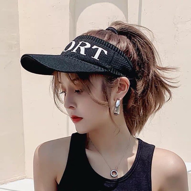 Mũ chóp len thể thao S.po.rt co zãn thoải mái