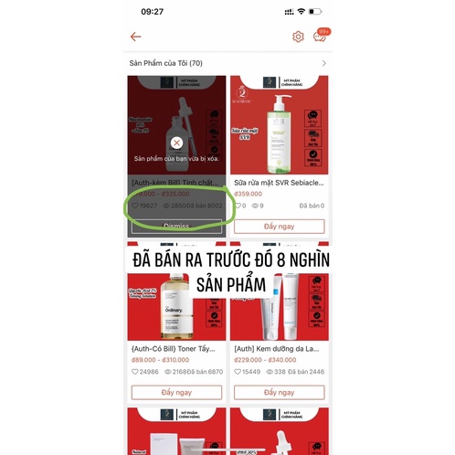 Tinh chất The Ordinary Niacinamide 10% + Zinc 1% - Giảm mụn thâm - D2 authentic