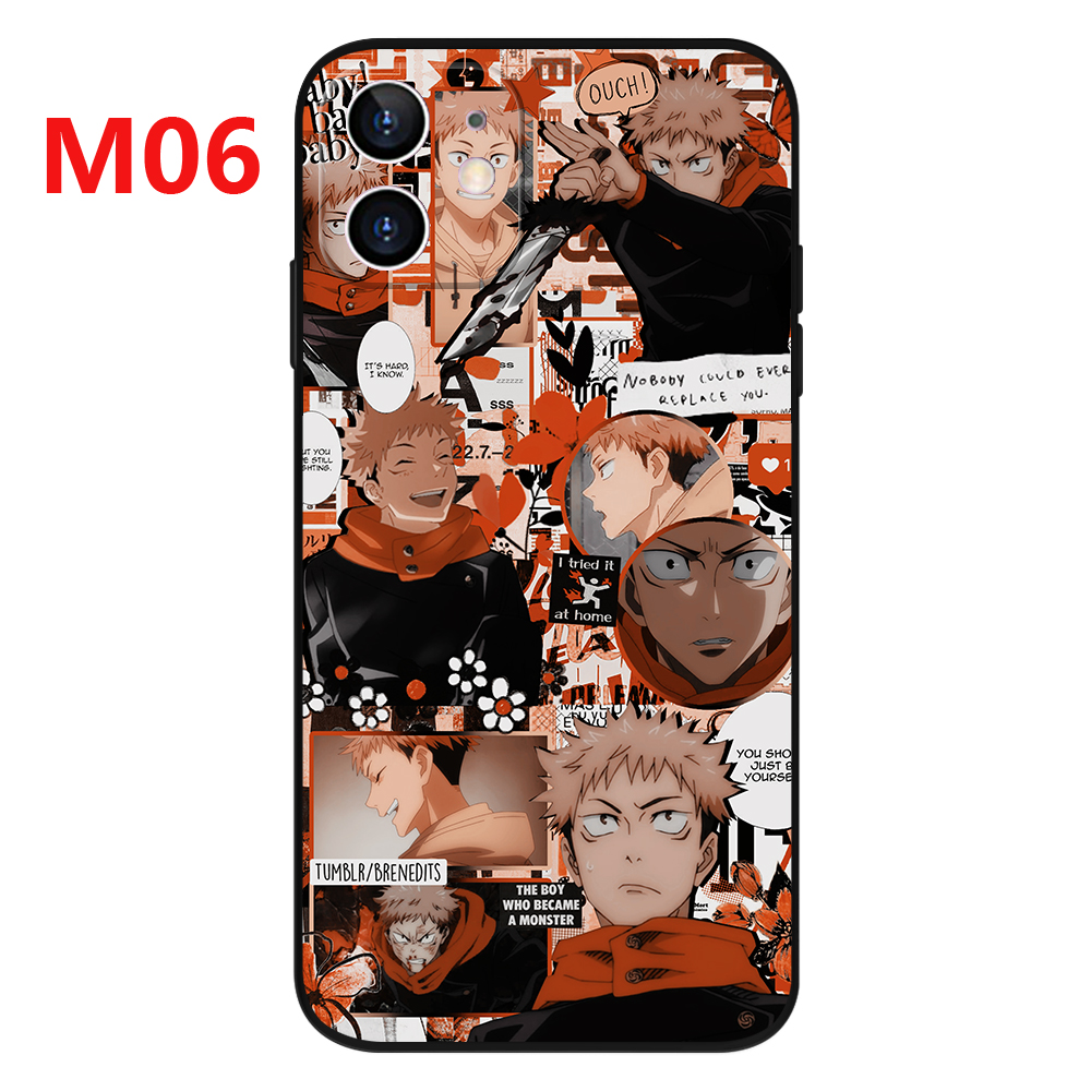 Ốp Điện Thoại Hình Jujutsu Kaisen Cho Iphone 6/6s PIus 7/8/SE 2020 7/8PIus X XS XR XSMAX 11 12 13 proMax