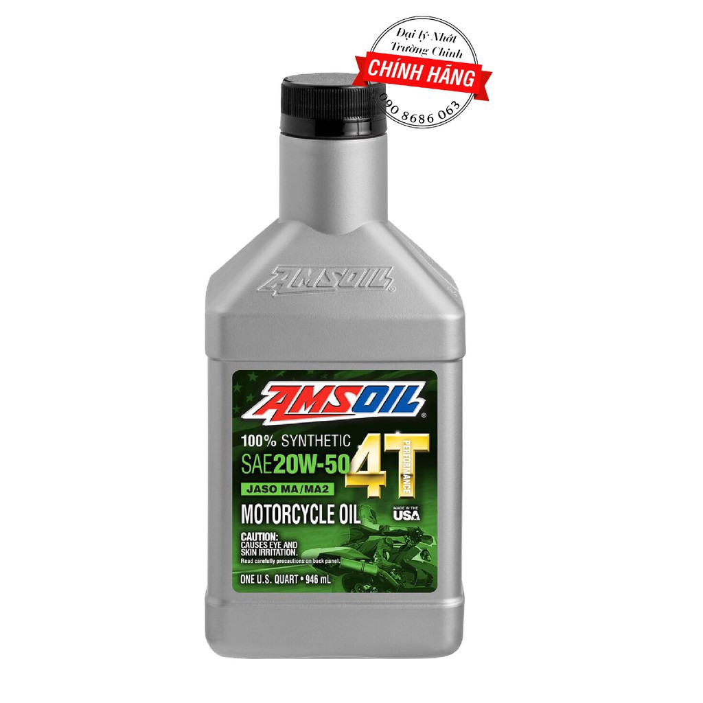 NHỚT AMSOIL 20W50 4T PERFORMANCE DÀNH CHO XE SỐ