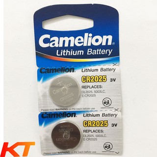 Pin CR2025 3v camelion lithium (vỉ 2 viên)