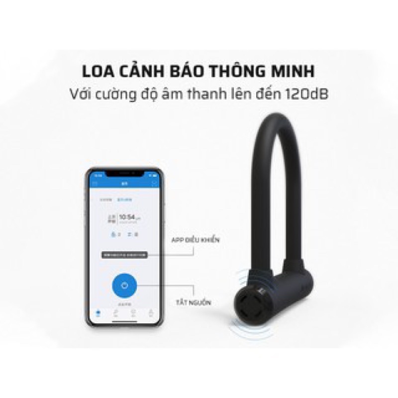 Khoá thông minh chống trộm chữ U Xiaomi yeelock