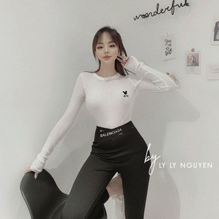 quần legging cạp chữ