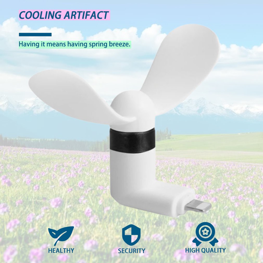 Quạt mini siêu nhẹ kết nối cổng USB dành cho iPhone | BigBuy360 - bigbuy360.vn