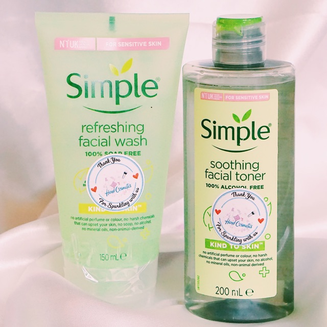 Nước hoa hồng Simple Kind To Skin Soothing Facial Toner (Bill Anh)