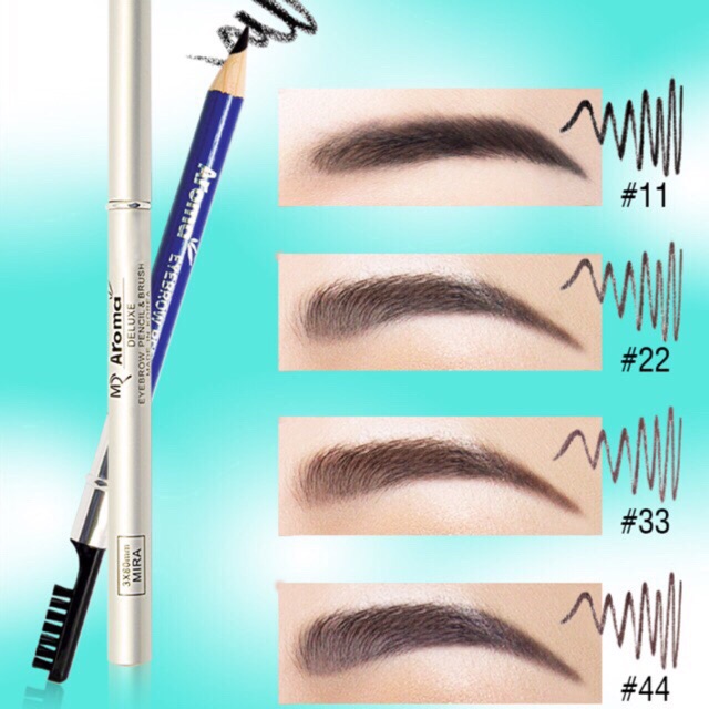 FOLLOW SĂN DEAL 15/09 Chì Vẽ Mày 2 đầu Aroma Mira Eyebrow Pencil