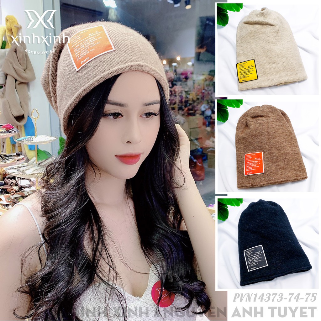 Mũ len Paris cao cấp cho bạn gái - Xinh Xinh Accessories