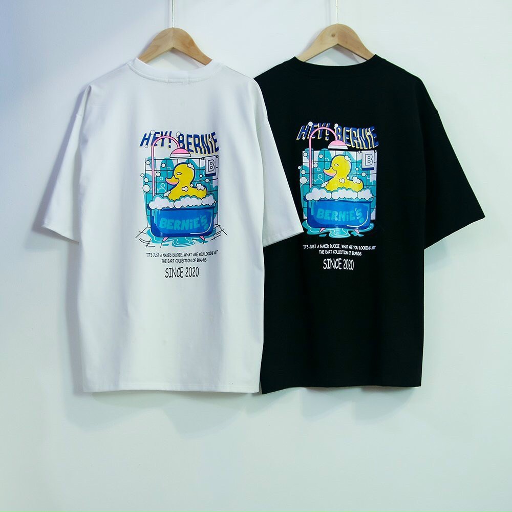 Áo thun dáng rộng tay lỡ Unisex đẹp hàng cao cấp chất mềm mịn hình vịt benni | BigBuy360 - bigbuy360.vn