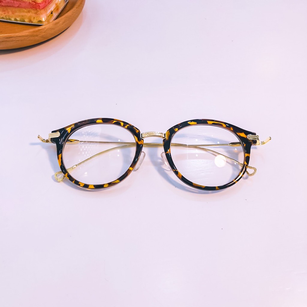 MẮT KÍNH GỌNG CẬN FORM TRÒN KIM LOẠI CHÂN GỌNG TAM GIÁC 558 SIÊU ĐẸP | BigBuy360 - bigbuy360.vn