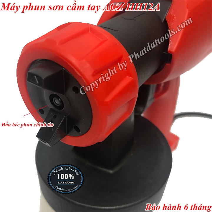 Máy phun sơn cầm tay ACZ HH12A-Hàng chính hãng-Bảo hành 6 tháng- Công suất 350w