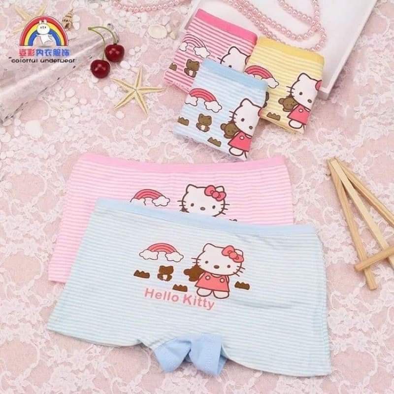 Set 3 Quần chip đùi cotton cao cấp bé gái