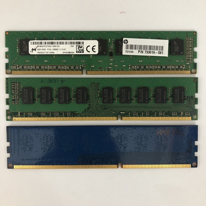 Ram máy tính để bàn 8GB 4GB DDR3L bus 1600 nhiều hãng