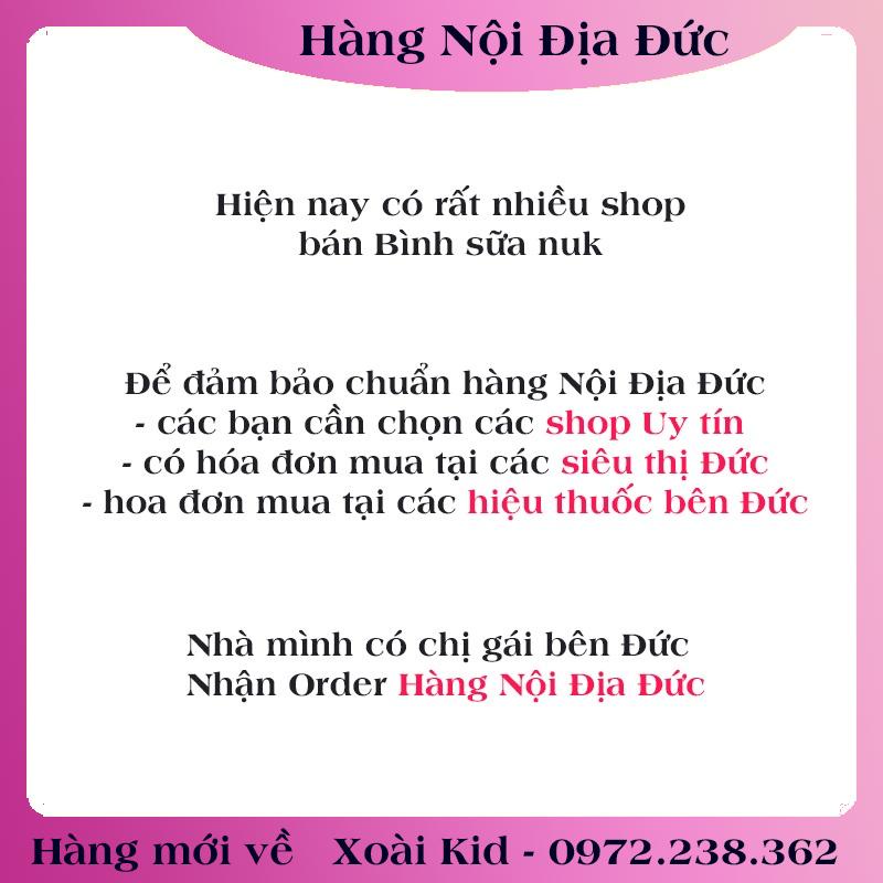 [auth] Bình Sữa Cảm Biến Nhiệt Nuk PP 150Ml / 300Ml Núm Silicone - Nội địa Đức Đủ Bill [Hot]