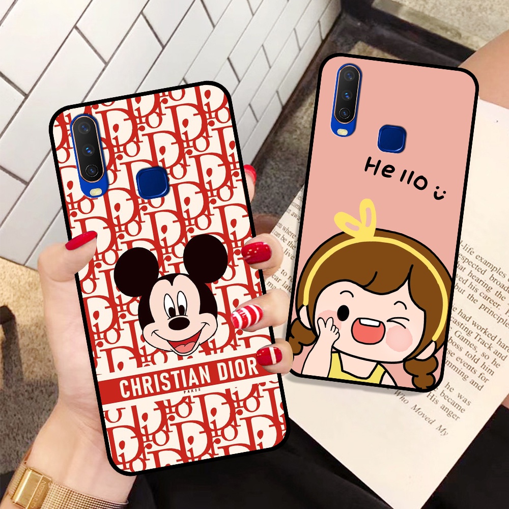 Ốp Vivo U10 / Y11 / Y12 / Y15 / Y17 in hình mickey, hổ, kingtiger siêu rẻ T19 - T24