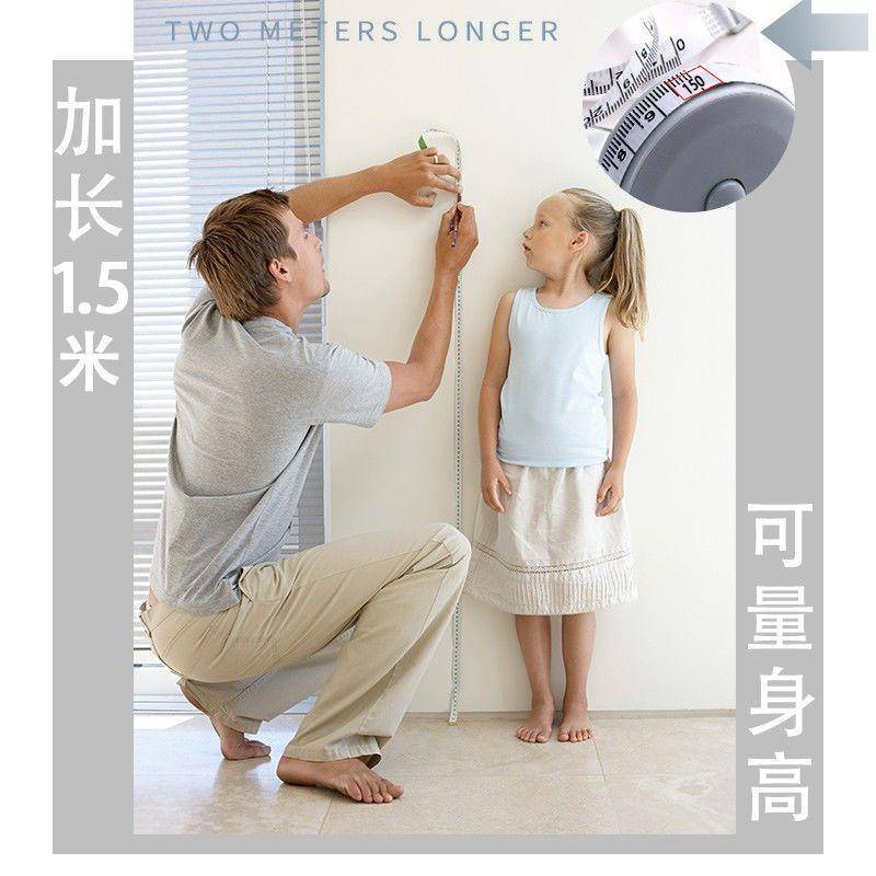 ⭐ iLado ⭐ Thước dây Mềm Mini Thước Dây Đa Năng Đo Chiều Cao dễ dàng mang theo 200cm Hoạt Hình  Cuộn Rút bấm rút dây tự động chất lượng cao Tiện Lợi đo eo, vòng bụng