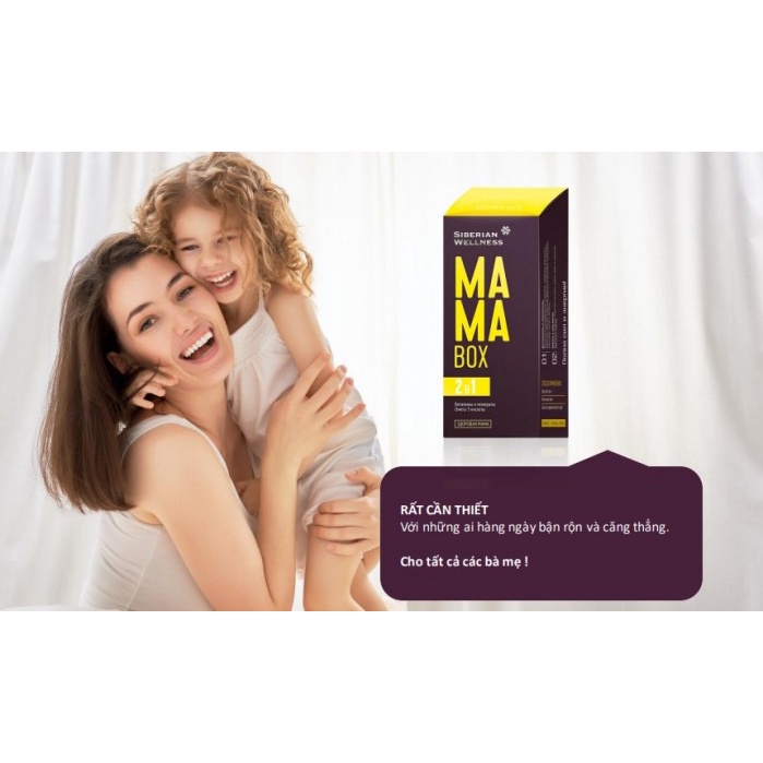 Tăng cường sức khỏe cho phụ nữ sau sinh MAMA BOX - Hỗ trợ hạn chế quá trình lão hóa - Siberian Wellness