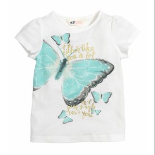 Áo pull cộc tay  bé gái H&M