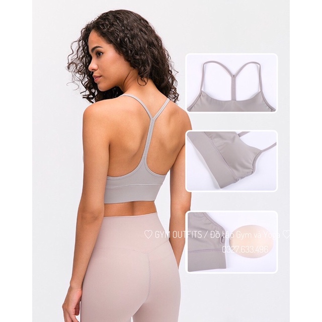 Áo Lót Thể Thao Lululemon Flow Y Bra Long Line - Áo Tập Gym Yoga Cao Cấp Loại 1