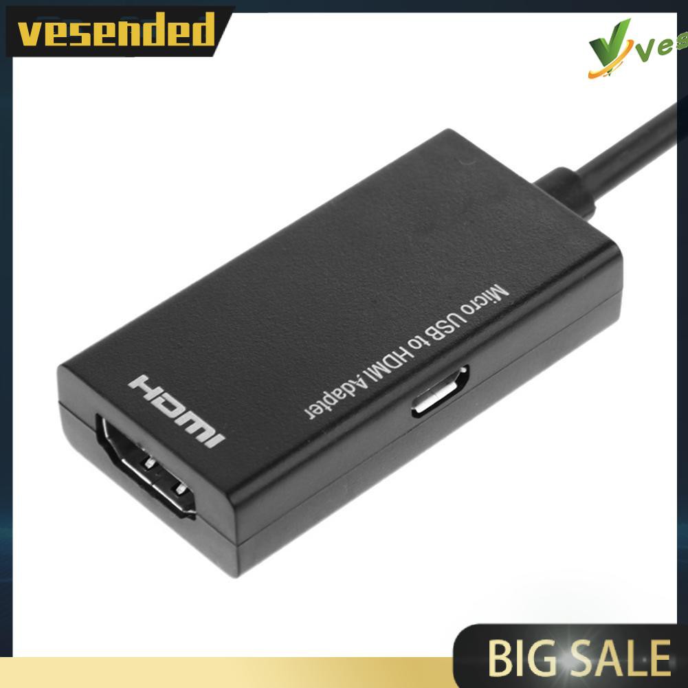 Cáp Chuyển Đổi Âm Thanh Và Video Micro Usb Sang Hdmi Hỗ Trợ Mhl 1080p