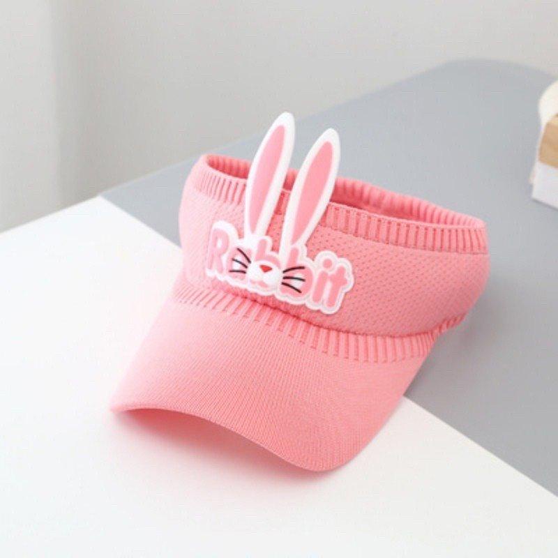 Mũ Lưỡi Trai Nam Nữ Họa Tiết Tai Thỏ cho bé yêu, Nón Lưỡi Trai Phong Cách Cá Tính Hở Chóp Cho Bé Gái Nhiều Màu Xinh Xắn