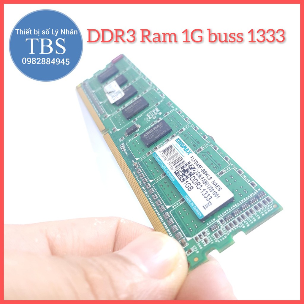 Ram PC và laptop DDR3 1g và 2G buss 1600 và 1333 thanh lý