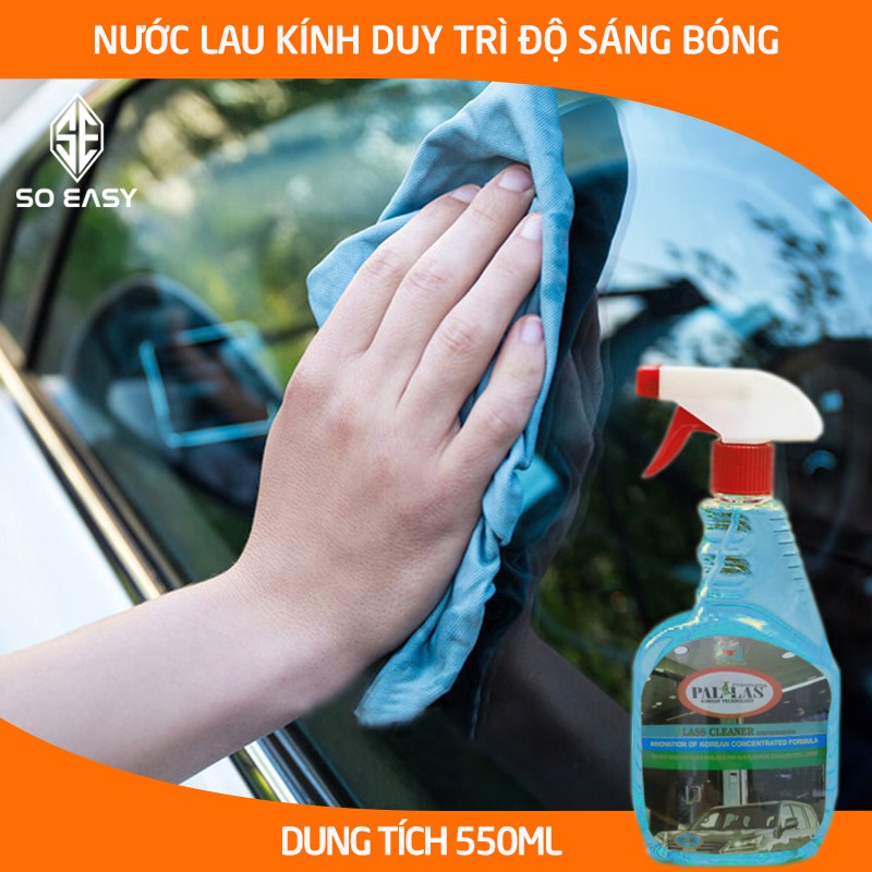 Dung dịch rửa kính xe Pallas Glass cleaner,nước lau kính,đèn xe hơi,ô tô,xe tải,xe khách,vệ sinh gương,cửa kiếng-P-0551